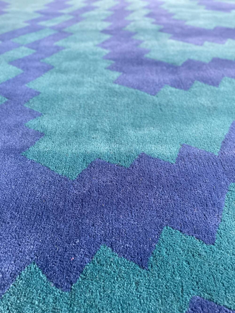 TISCA rug "LEON" in hand-tufted wool – Design by Ulrike Sarvari, France 1990s