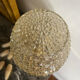 Vintage glass globe wall light