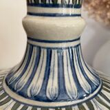 Old Hand-painted ceramic lamp