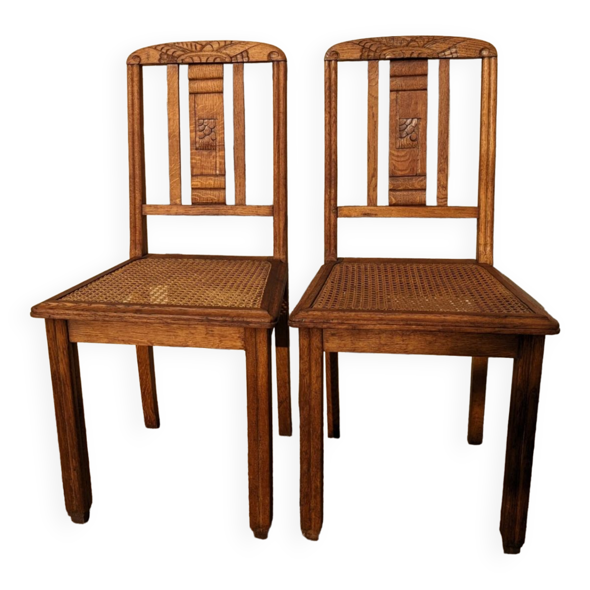 Set of 2 Art Deco chairs