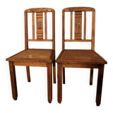 Set of 2 Art Deco chairs