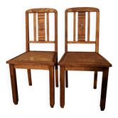 Lot de 2 chaises Art Déco