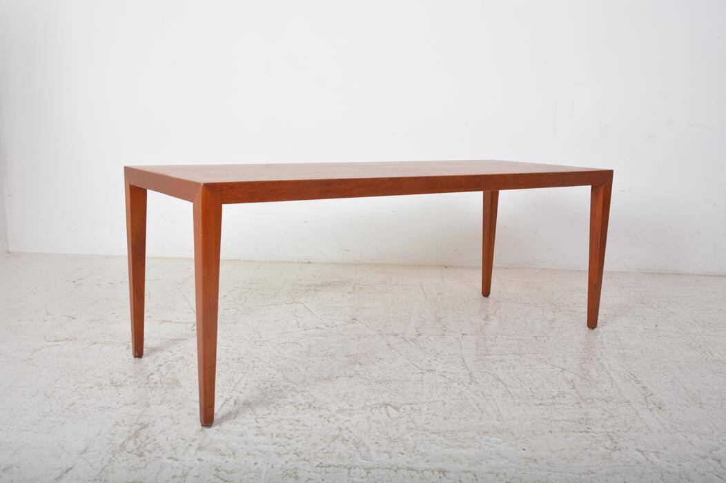 Vintage teak coffee table by Severin Hansen For Haslev Møbelsnedkeri, 1960s