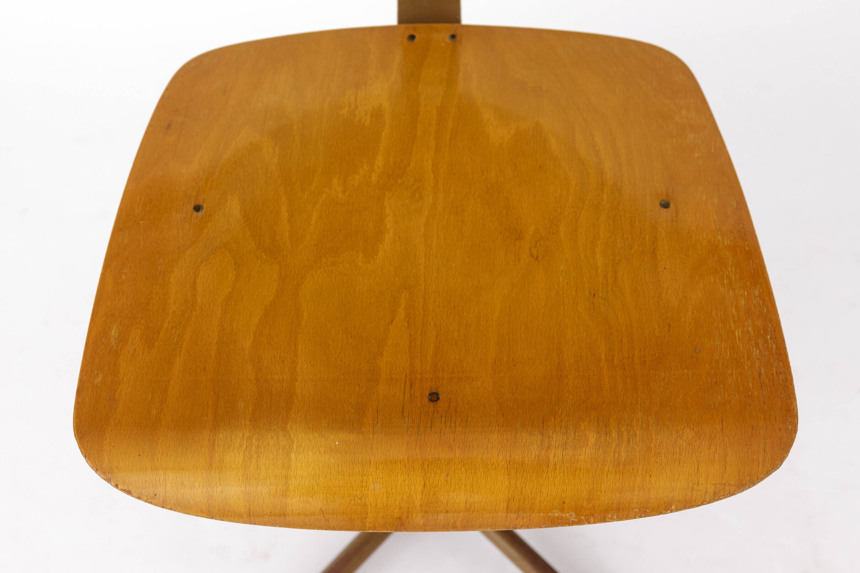 Industrial Desk Chair approx 1950s.- Germany