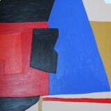 Original abstract "heart maze" blue version