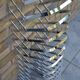 Expandable metal magazine rack