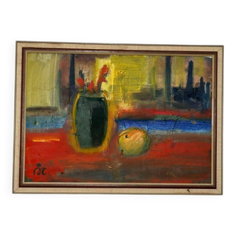 Swedish Oil on Canvas – “Still Life” by ÅKE CARLSSON