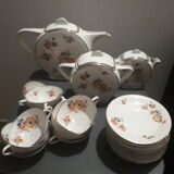 Service a the or coffee porcelain limoges art deco