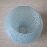 Old globe lampshade in speckled blue glass bedside lamp chandelier 10 cm 07