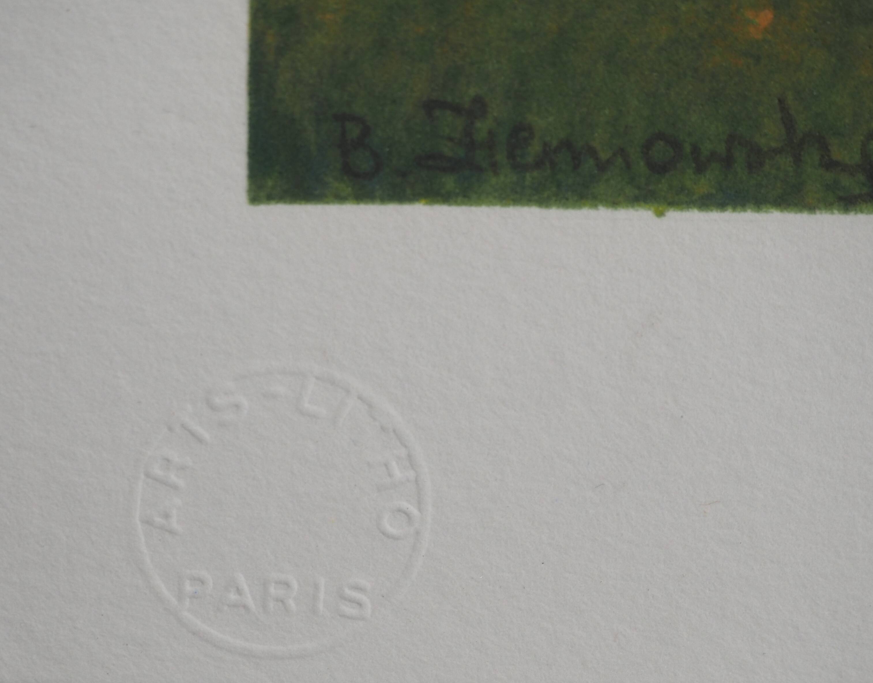 Claude Monet: Poppy Field, signed lithograph