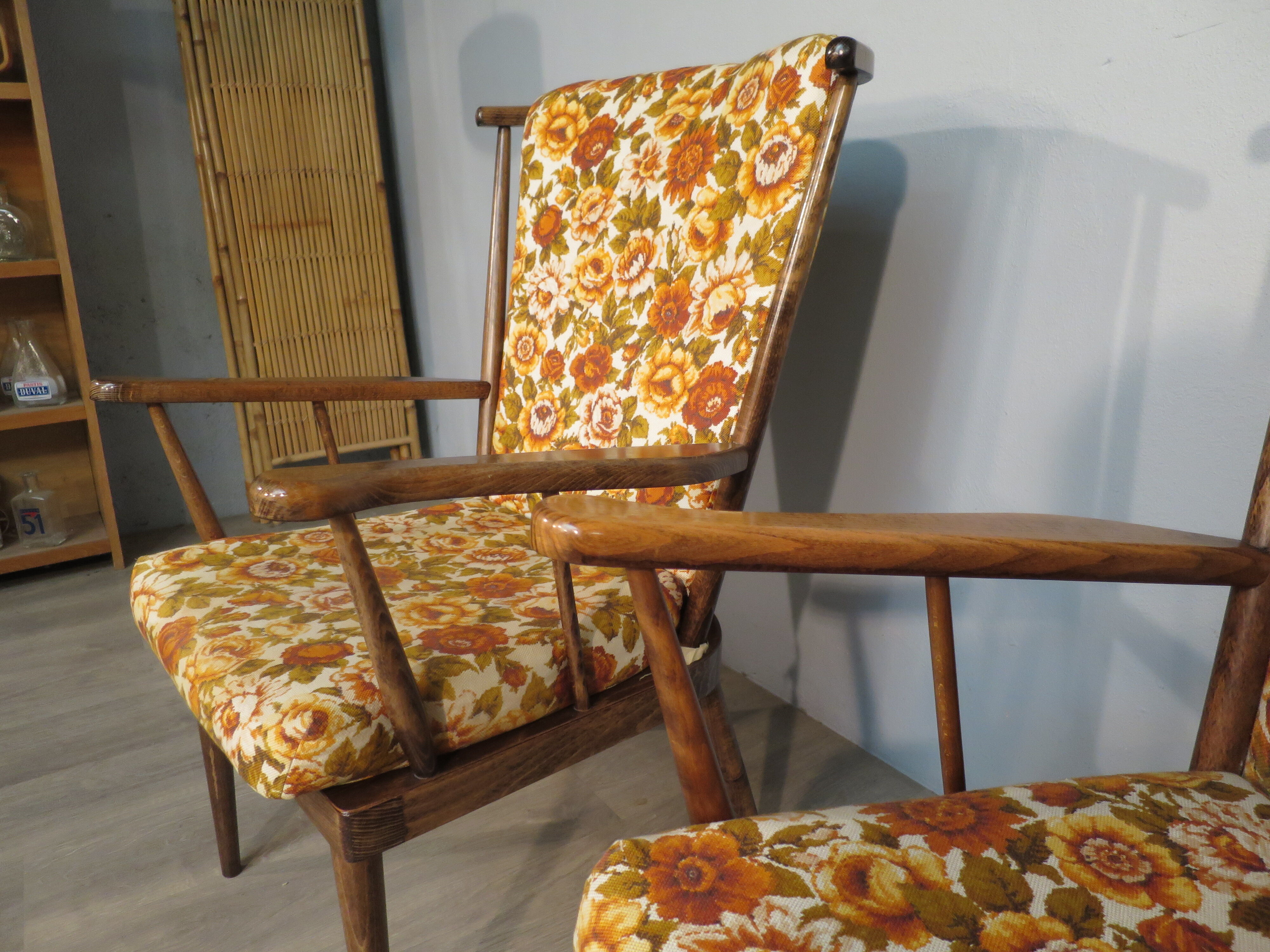 Pair of Baumann fan chairs