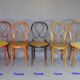 Chaise Kohn n°20 teinte "Cherry" d'origine, vers 1900