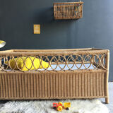 Bed rattan twist "octave"