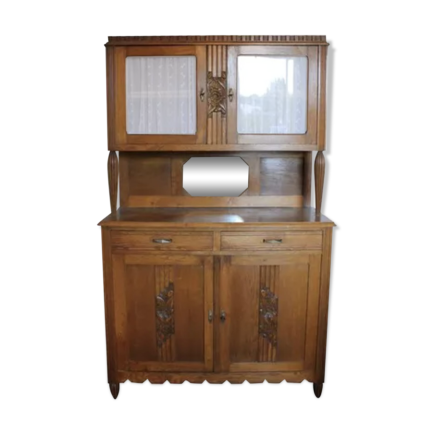 Art Deco two-body sideboard