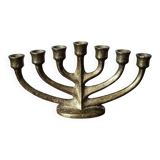 Bronze chandelier Scandinavian brutalist decoration