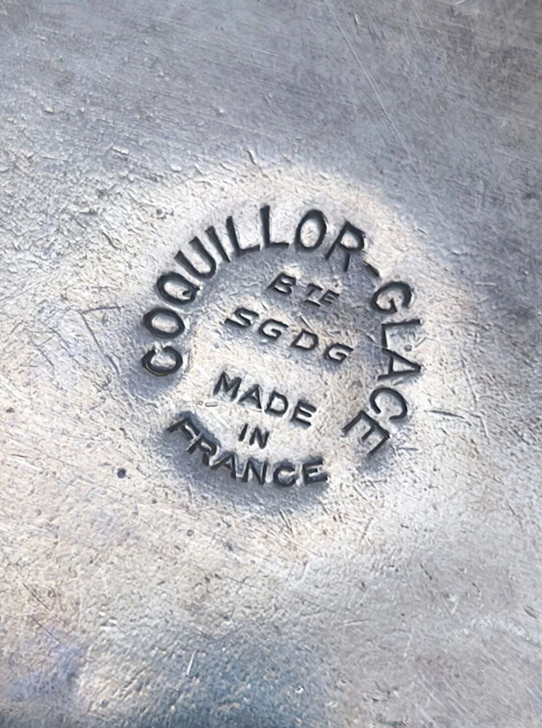 Beurrier Coquillor en forme de coquillage