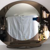 Lupi Cristal Luxor mirror with 2 integrated wall lights and shelf