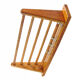 Porte-manteau en bois vintage des années 50 design Piet Zwart Bruynzeel