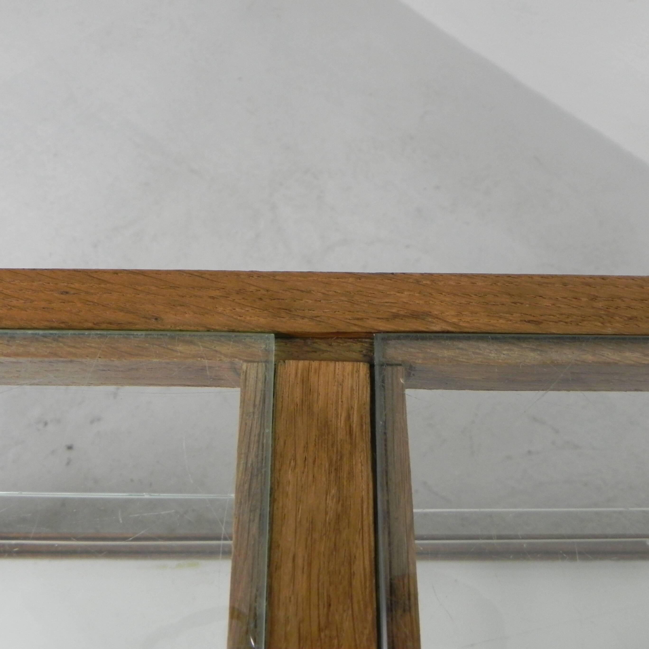 Vintage bakery display case, counter on castors 1950s