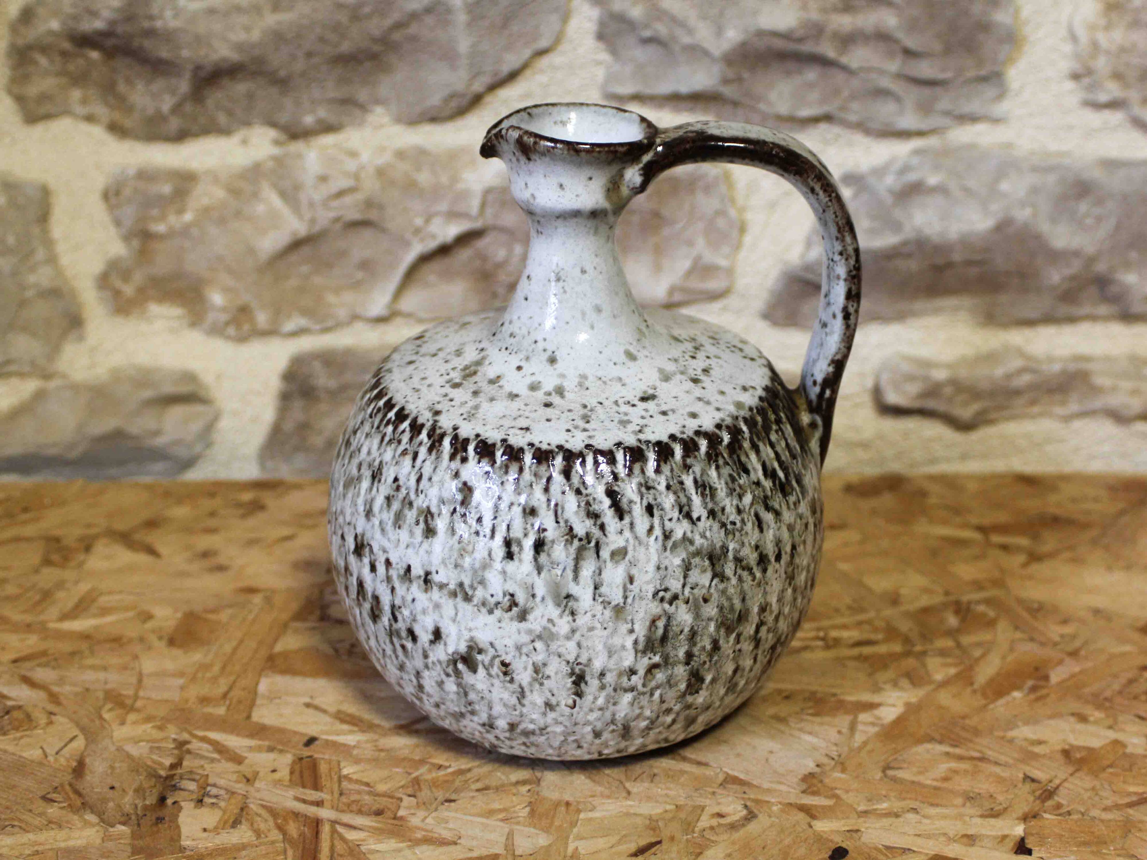 Glazed stoneware jug Alain Granet Vallauris