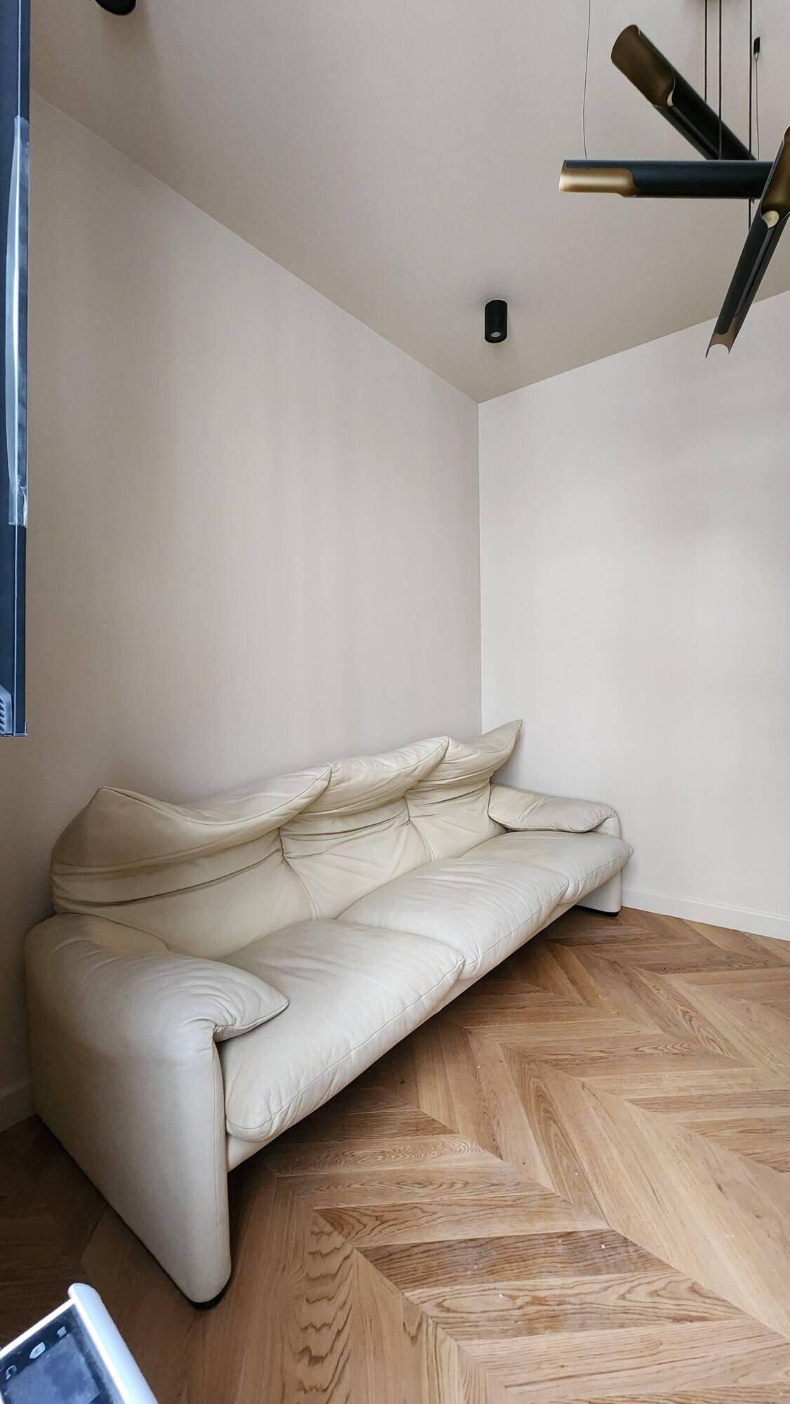 Muralunga for Cassina Leather sofa