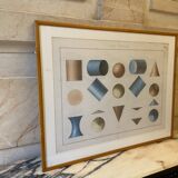 Colorful architect drawing