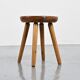 Pine stool by René Martin, France, circa 1965