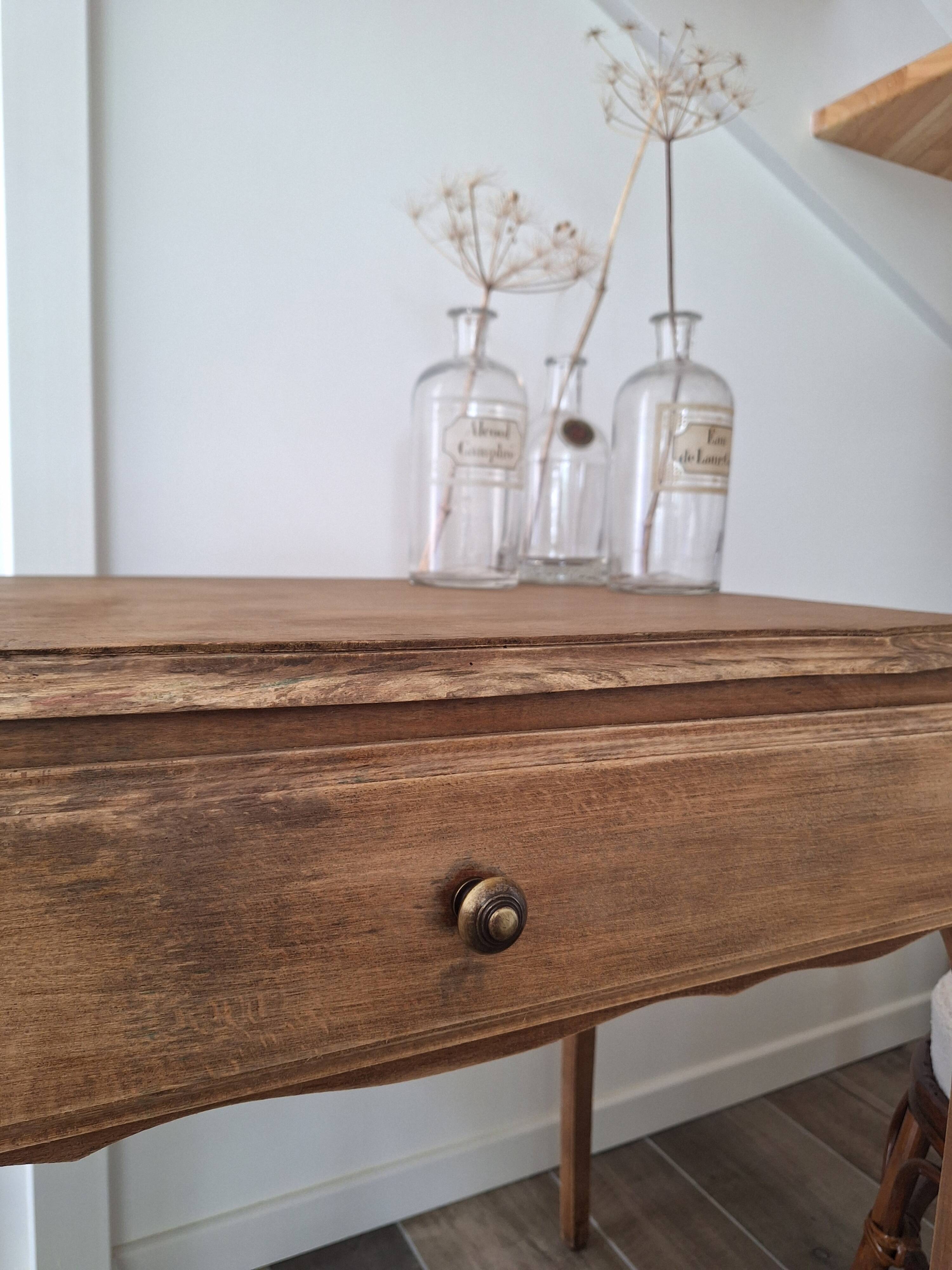 Wooden console desk