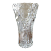 Vintage crystal vase in Art Deco style