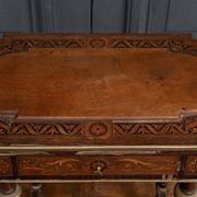 Napoleon III hairdresser worker marquetry 4 feet decorated with bronze