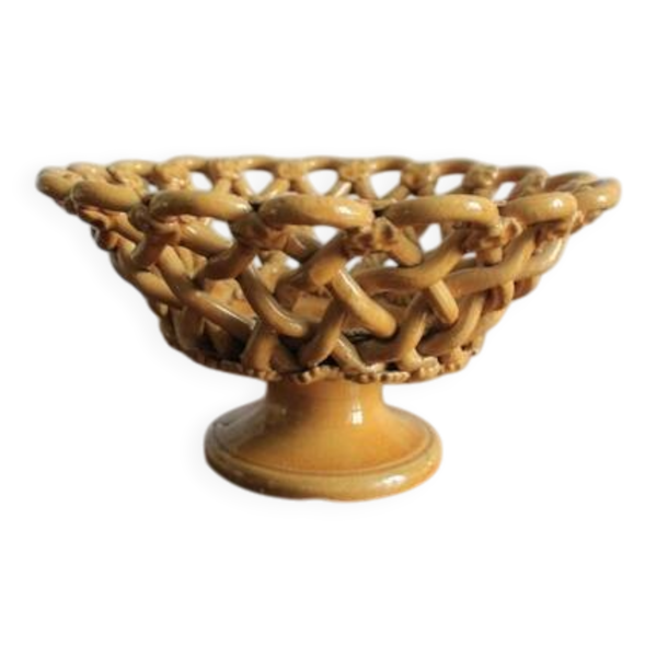 Corbeille en céramique tressée Maison Pichon Uzès