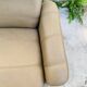 Vintage De Sede leather swivel chair, tulip base.