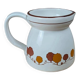 Vintage ceramic coffee pot with tree decoration – country spirit