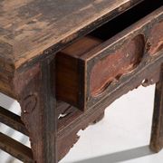 Ancienne console en pin à patine multicouche – Chine, vers 1930