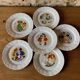 6 talking plates Digoin Sarreguemines "Enfants Bicot"