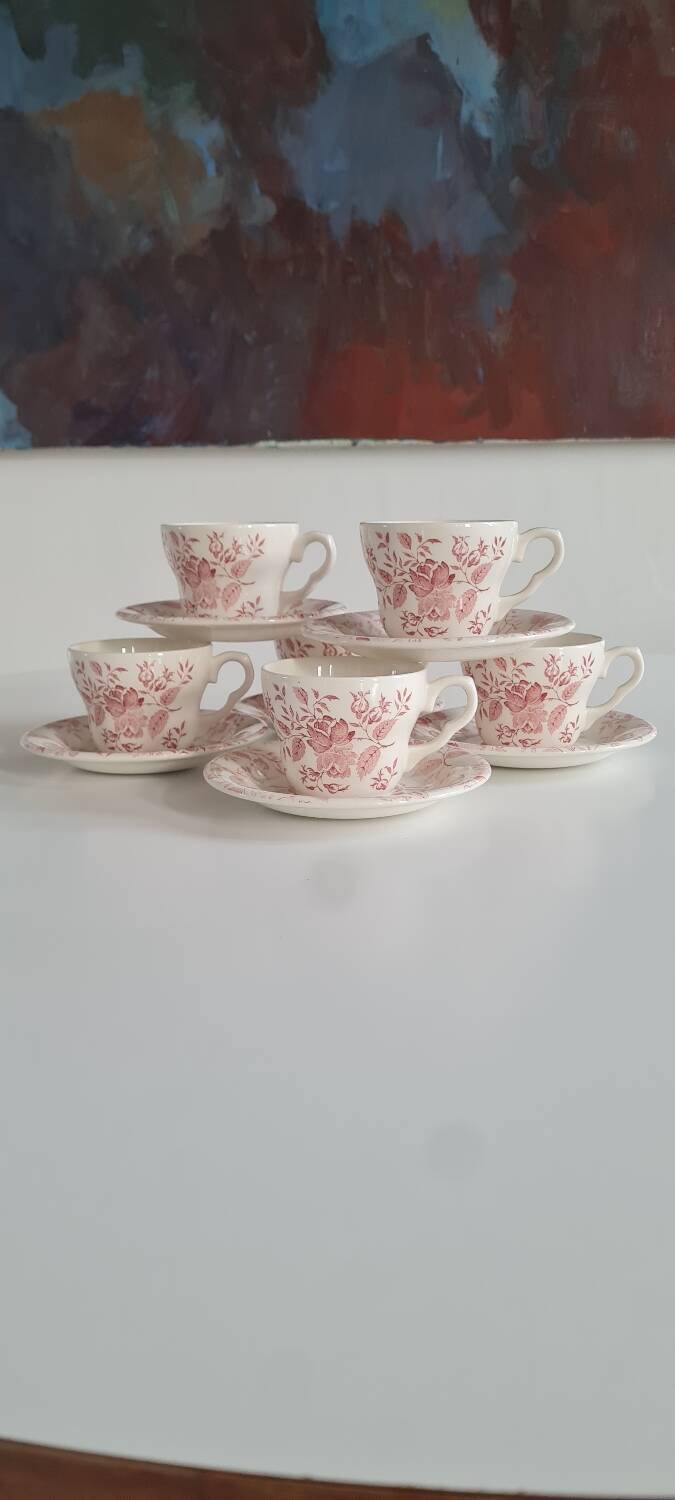 Vintage English earthenware tea service