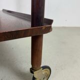 Danish midcentury serving trolley in palisander by poul hundevad, 1960s