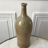 Ceramic bottle / stoneware / pottery vintage 70s signed