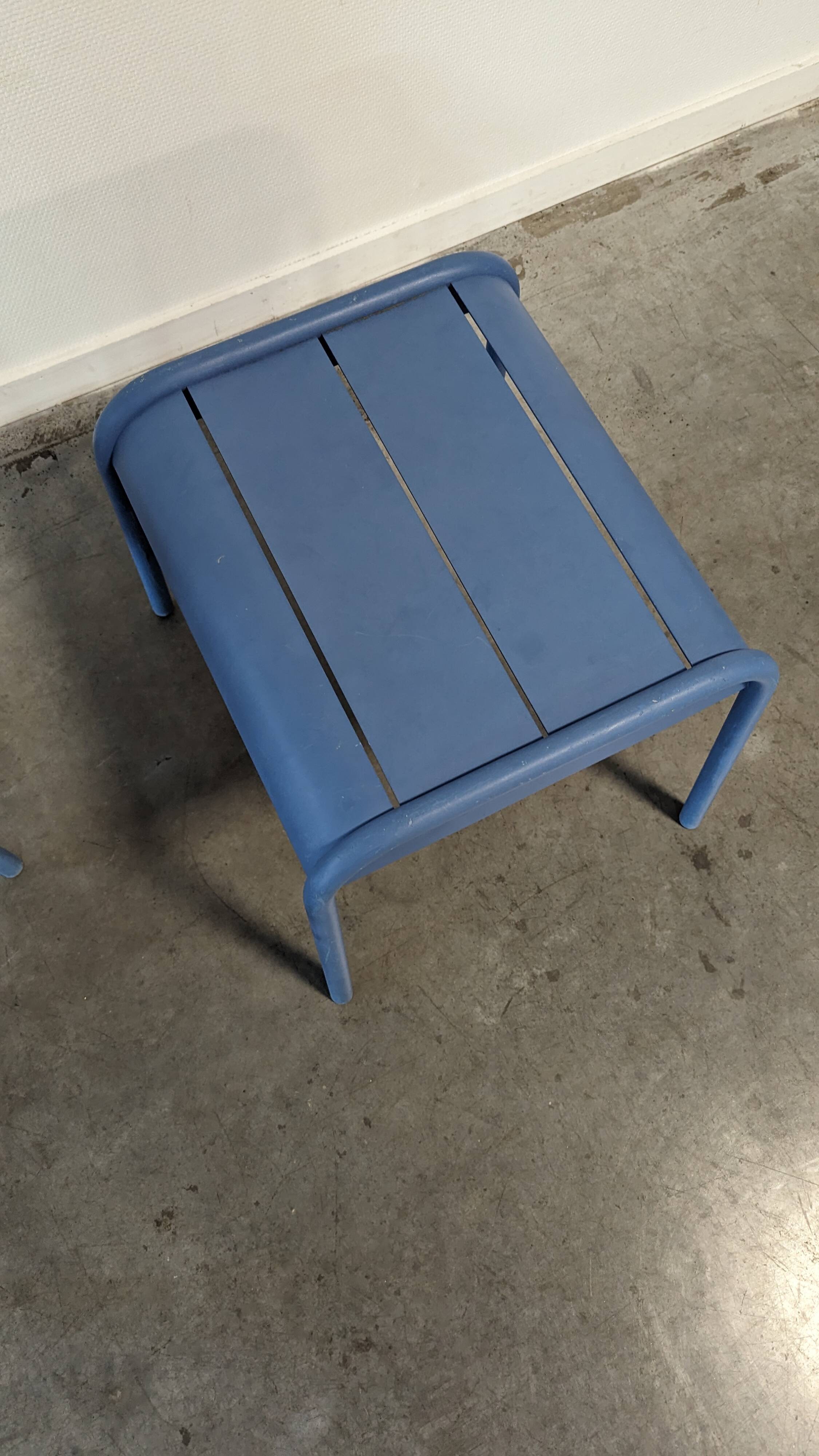 Edmond & fils - 1 Armchair + 1 Stool VAUX-LE-VICOMTE 007 - Tuileries collection