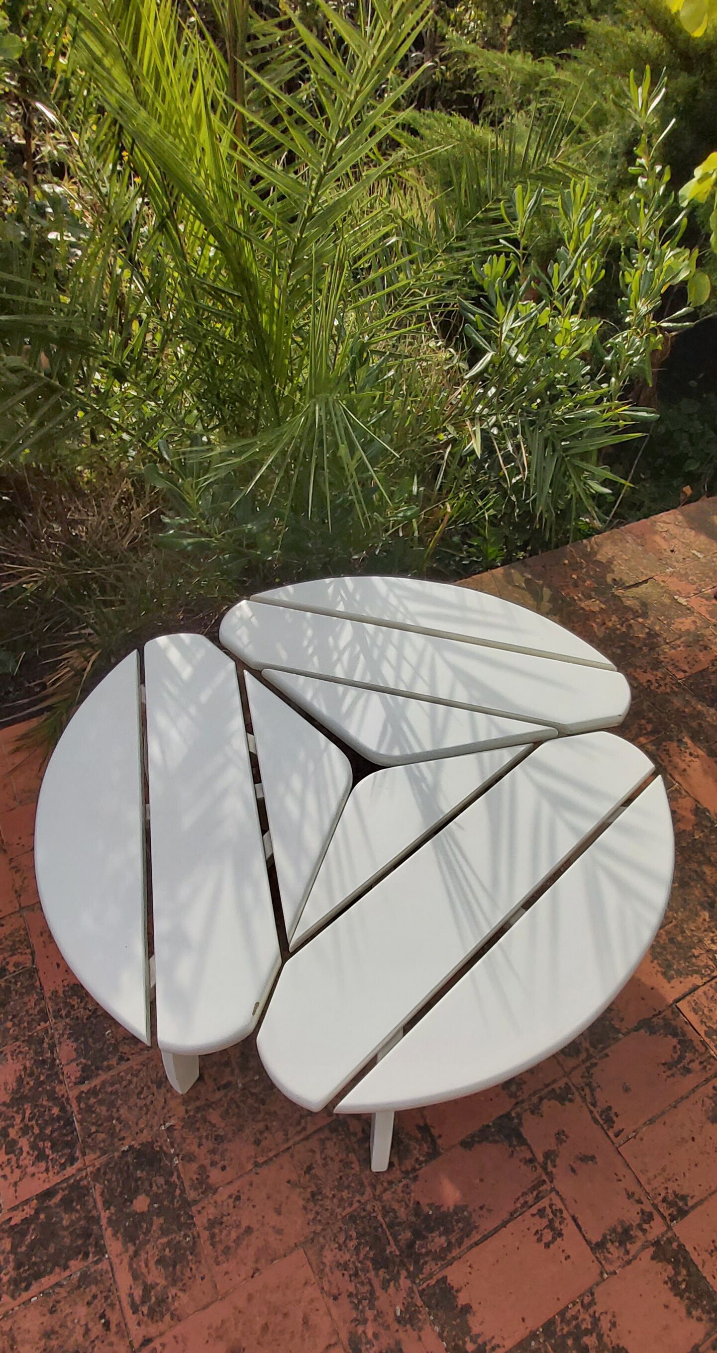 3 coffee tables triconfort 1960