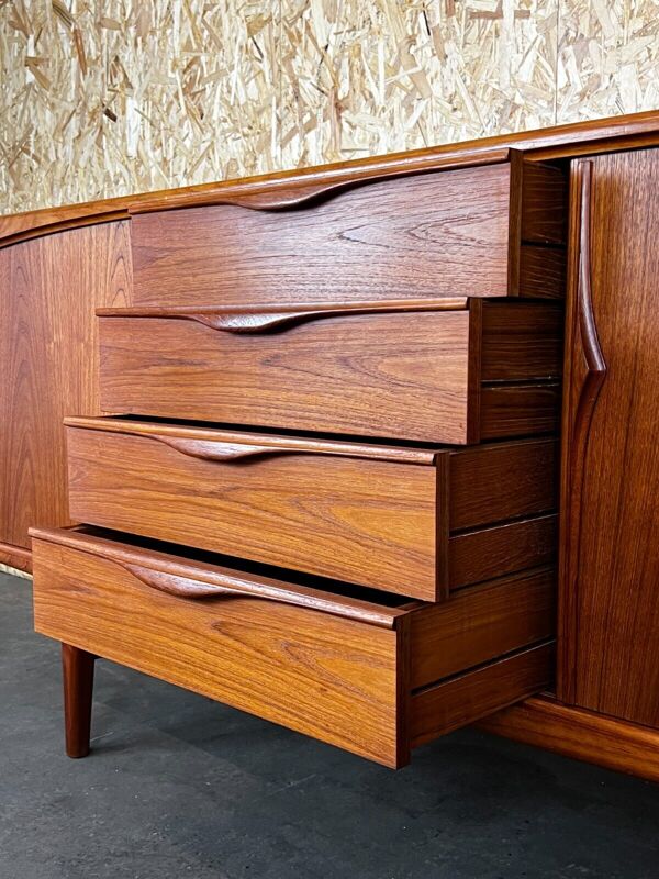 Buffet en teck des années 60 années 70 Credenza Axel Christensen ACO Møbler Danemark années 60