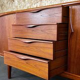 60s 70s teak sideboard Credenza Axel Christensen ACO Møbler Denmark 60s