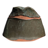 Sculptural vase in glazed stoneware – Odile Pichon – Vintage ceramics