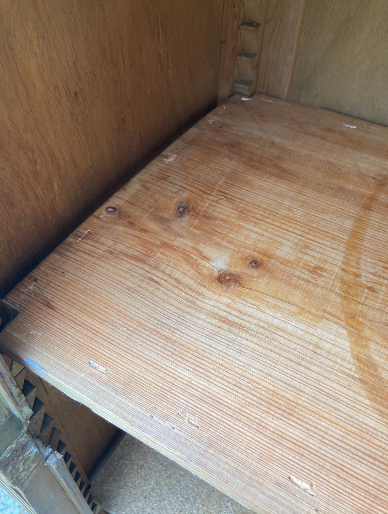 Vintage glazed Parisian wardrobe