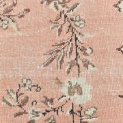 5x8 Vintage Salmon Pink & Brown Old Home Decore Rug