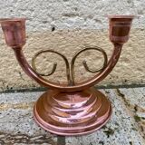 Villedieu copper candle holder