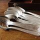 37-piece silver-plated art deco cutlery set