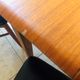 Table a manger scandinave, extensible en teck circa 60