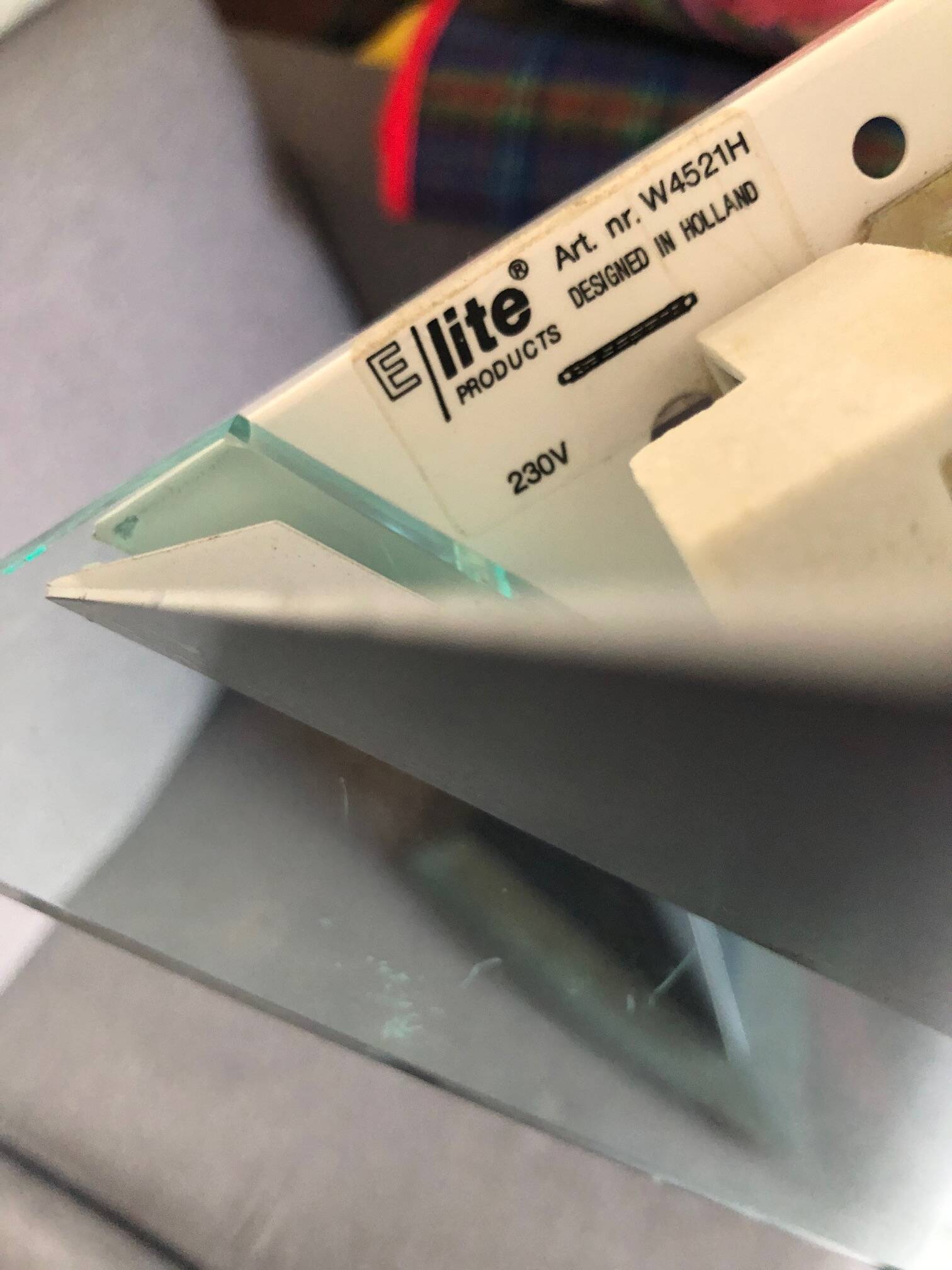 Pair of Postmodern Triangular Wall Sconces, 80s, Elite Holland