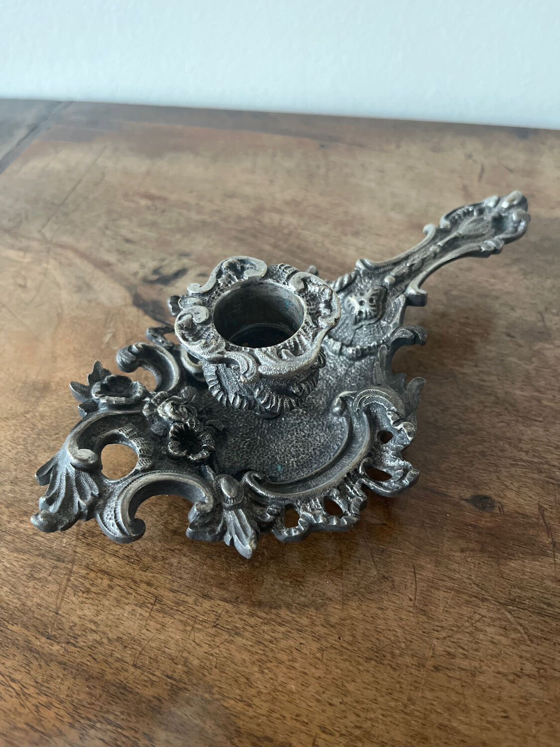 Bronze candle holder